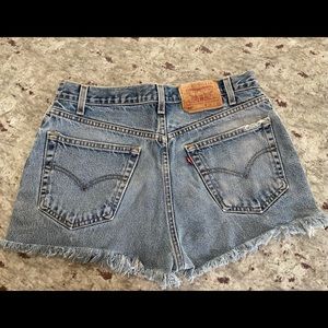 Vintage Levi’s 505 High Waisted Short Shorts